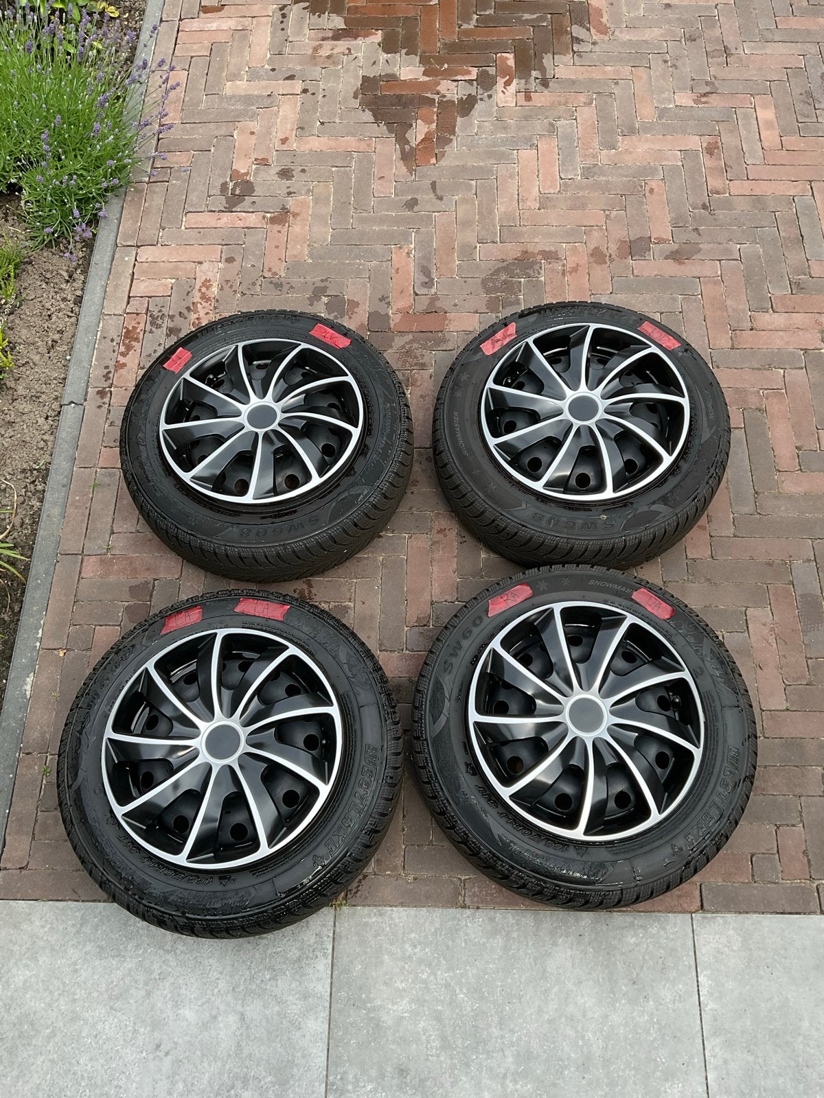 Stalen velgen met Westlake winterbanden voor VW UP/SEAT Mii, Ophalen, Gebruikt