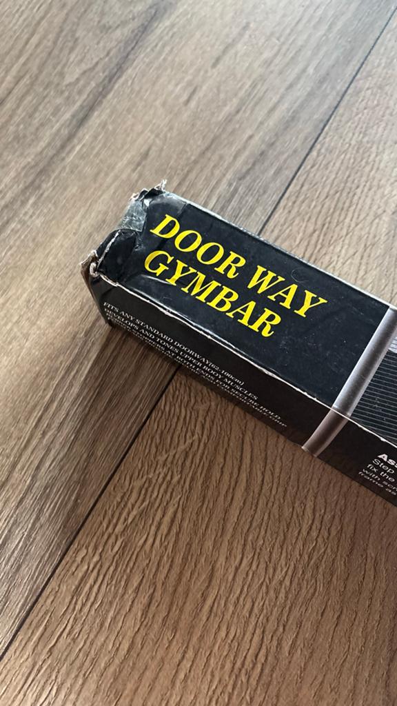Door Way Gymbar - Optrekstang voor thuis, Sport en Fitness, Fitnessmaterialen, Ophalen, Zo goed als nieuw, Armen, Oprekstang