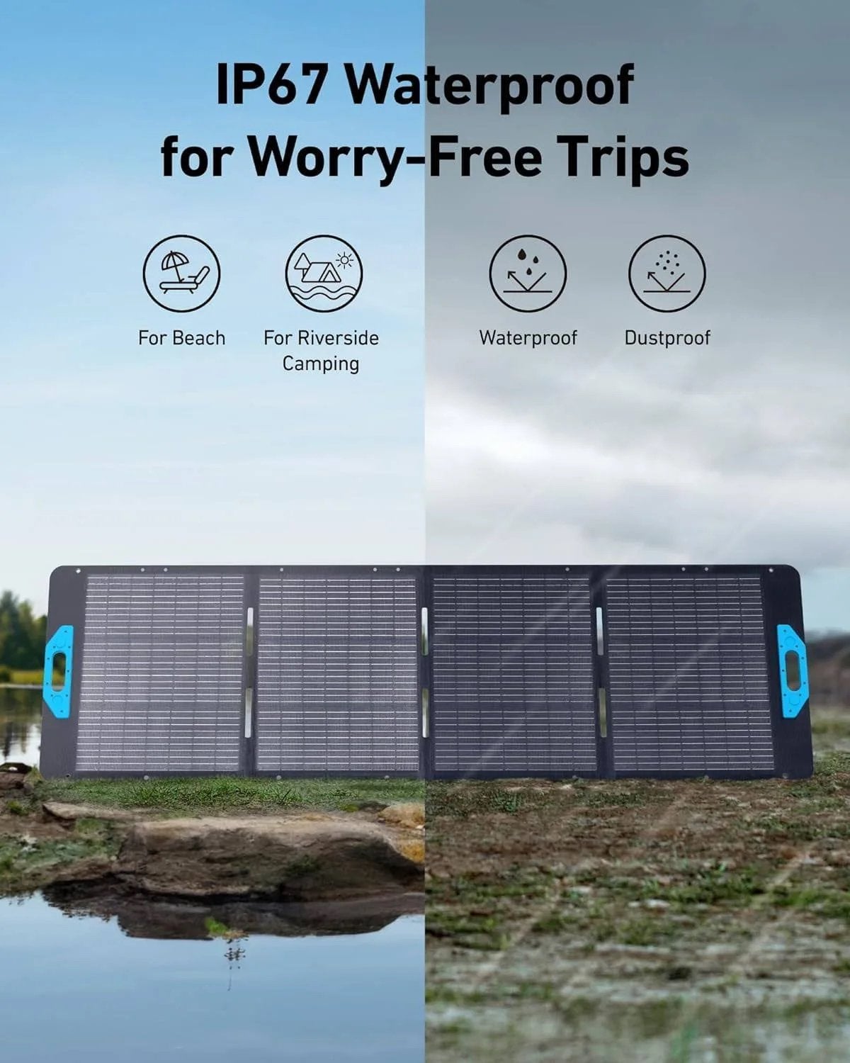 Anker solix 531 Zonnepaneel, Caravans en Kamperen, Camper-accessoires, Zo goed als nieuw, Ophalen