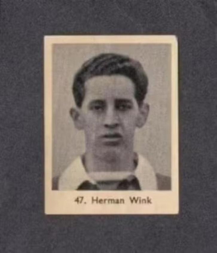 Voetbalplaatje Herman Wink SVV Schiedam (47)., Ophalen of Verzenden, Zo goed als nieuw
