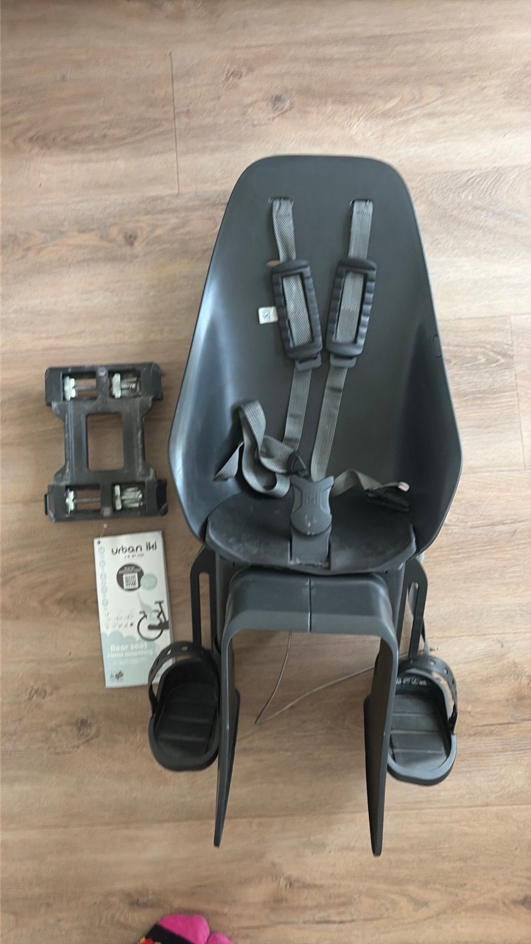 Urban iki achterstoeltje, Fietsen en Brommers, Achterzitje, Ophalen, 15 t/m 25 kg, Gebruikt