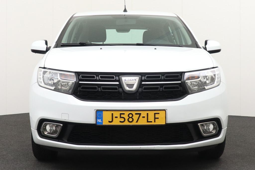 Dacia Sandero 90 PK TCe Aut. Easy-R Comfort Cruise Airco LED, Stof, Wit, Origineel Nederlands, Bedrijf
