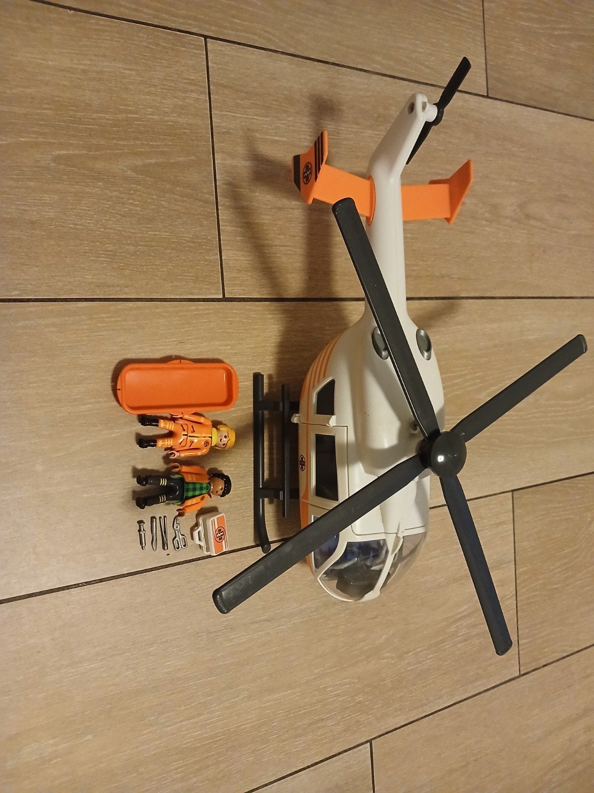 trauma helikopter playmobil, Kinderen en Baby's, Complete set, Overige typen, Ophalen of Verzenden, Zo goed als nieuw