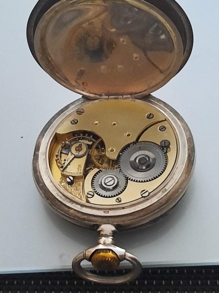 OMEGA zilver zakhorloge, Sieraden, Tassen en Uiterlijk, Horloges | Antiek, Ophalen, Zakhorloge, 1900 tot 1930, Omega