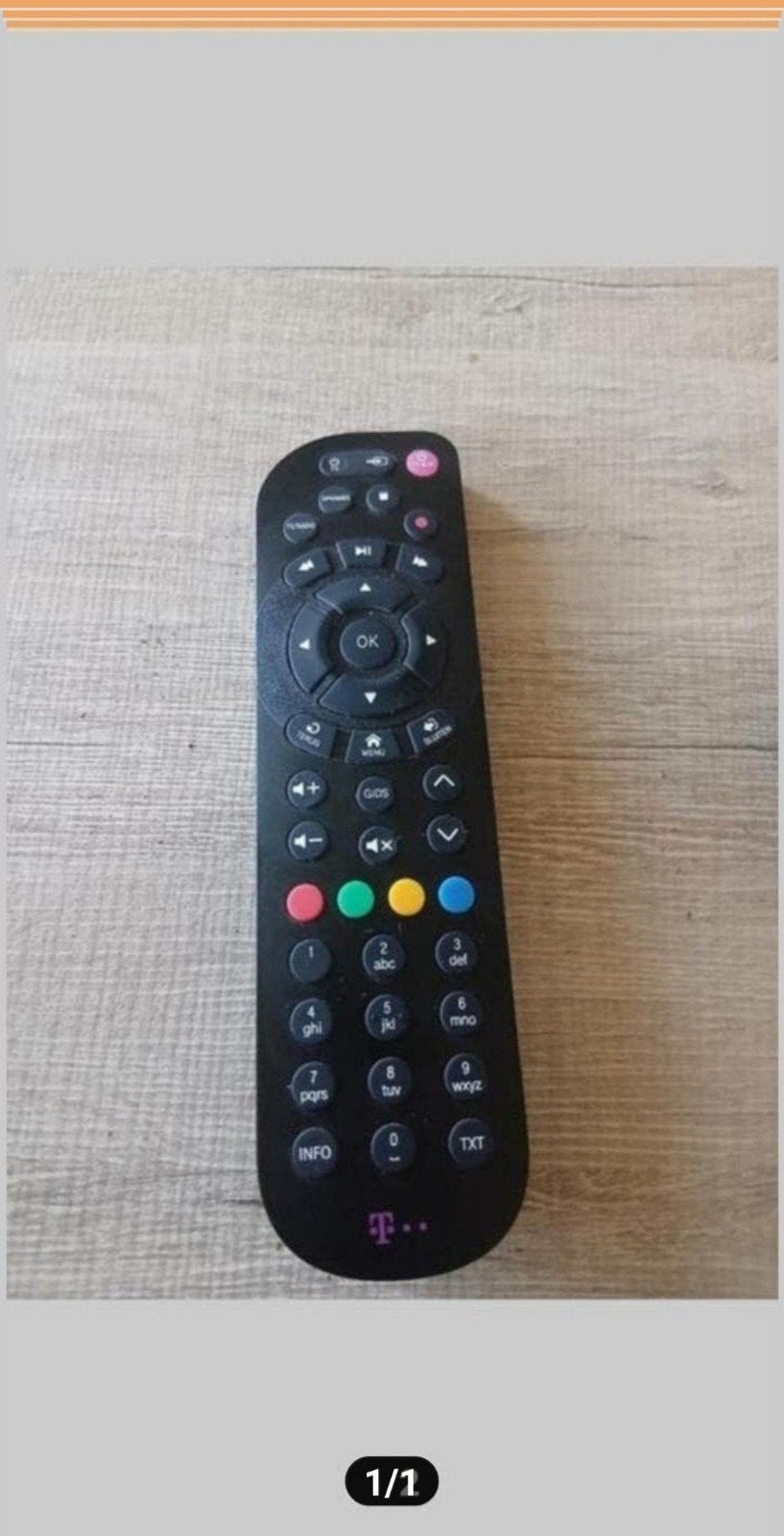 Afstandsbediening T-Mobile, Ophalen of Verzenden, Gebruikt, Origineel, Tv