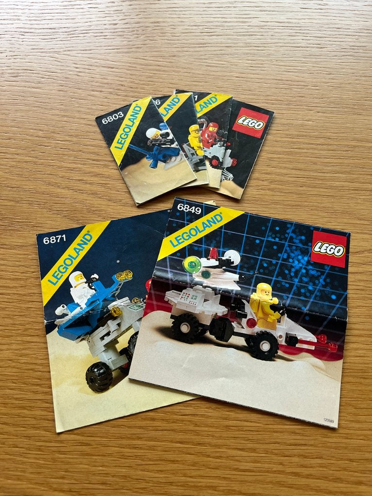 6x LEGOLAND ruimtevoertuigen, Kinderen en Baby's, Ophalen, Gebruikt, Inclusief instructies, Lego