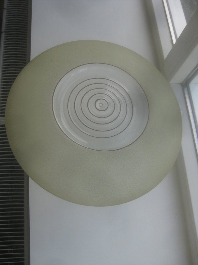 vintage lamp jaren 60 lampenkap, Ophalen, Gebruikt