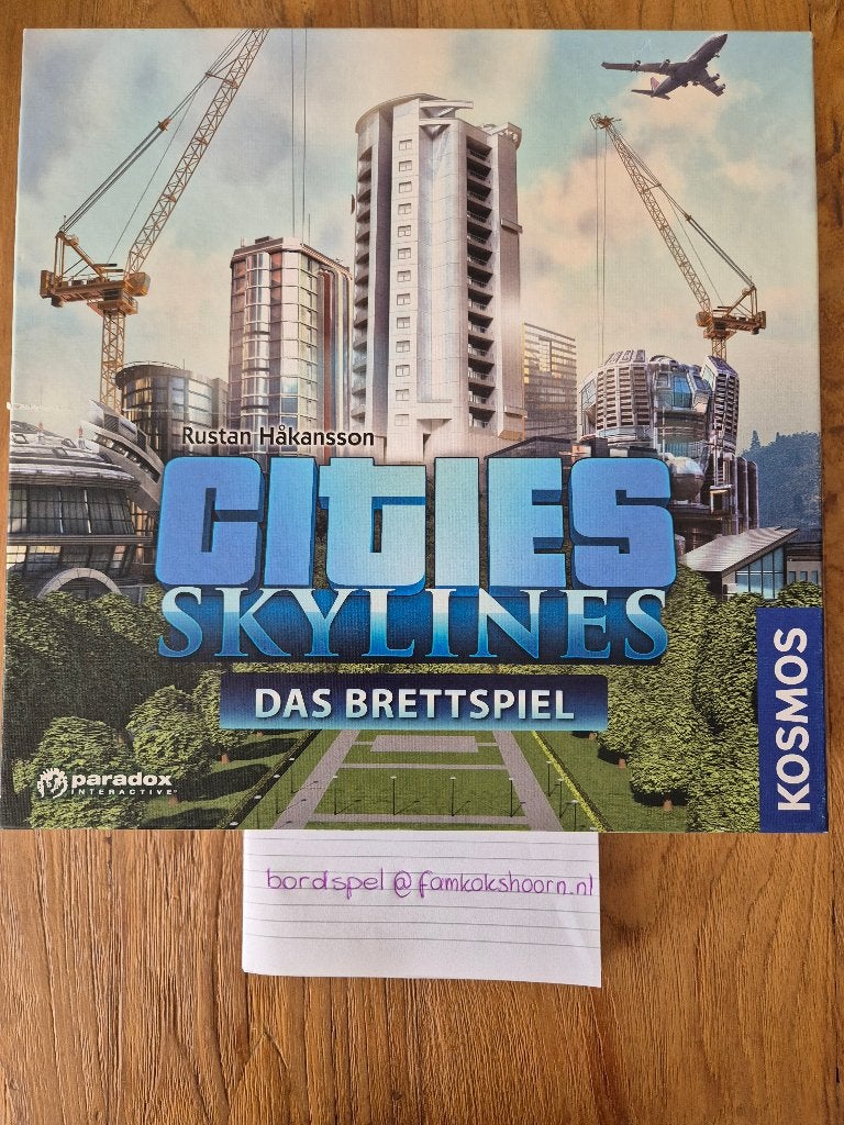 Bordspel Cities Skylines, Een of twee spelers, Ophalen of Verzenden, Zo goed als nieuw, Kosmos