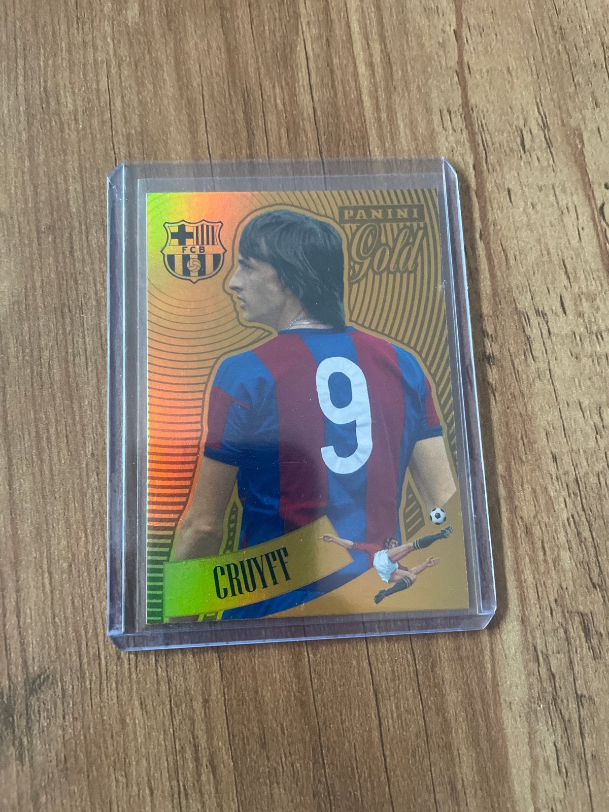 Panini Gold Johan Cruyff Voetbal Spelerskaart, Ophalen of Verzenden, Zo goed als nieuw, Buitenlandse clubs, Spelerskaart