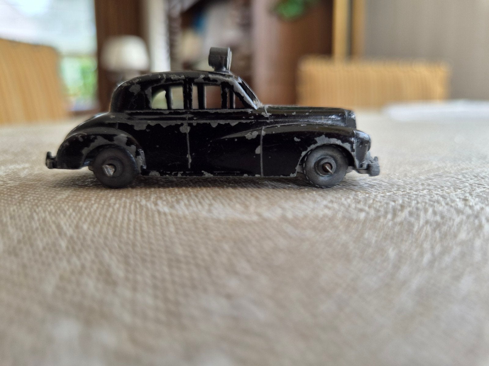 Vintage Budgie Toys Wolseley Six-Eighty Politiewagen No. 5, Antiek en Kunst, Ophalen of Verzenden