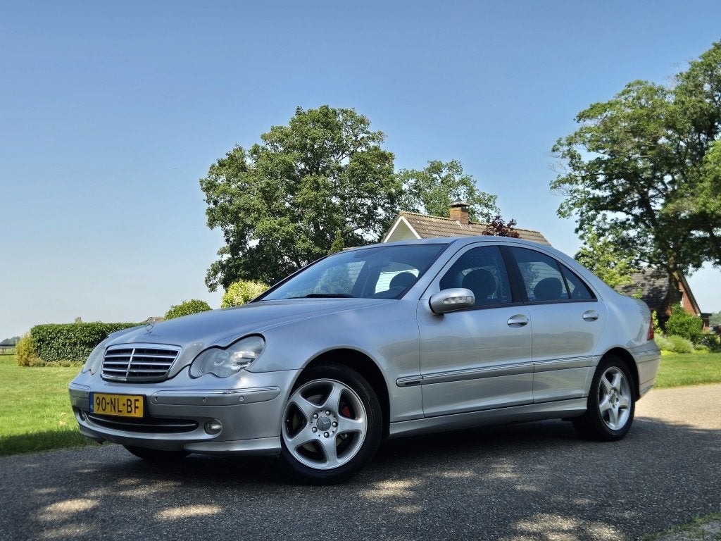 Mercedes-Benz C-Klasse 200 K. Avantgarde (bj 2003), Auto's, Achterwielaandrijving, Gebruikt, 4 cilinders, 1796 cc