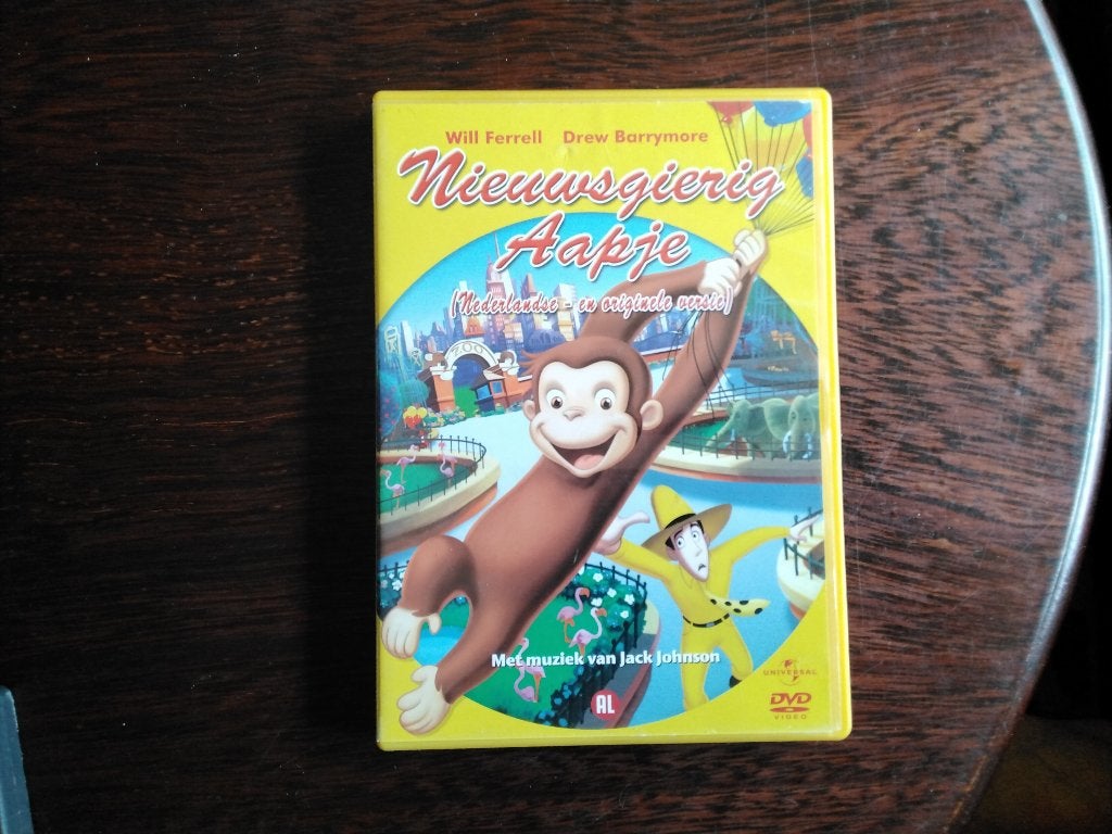 Nieuwsgierig aapje, origineel, Avontuur, Alle leeftijden, Ophalen of Verzenden, Zo goed als nieuw