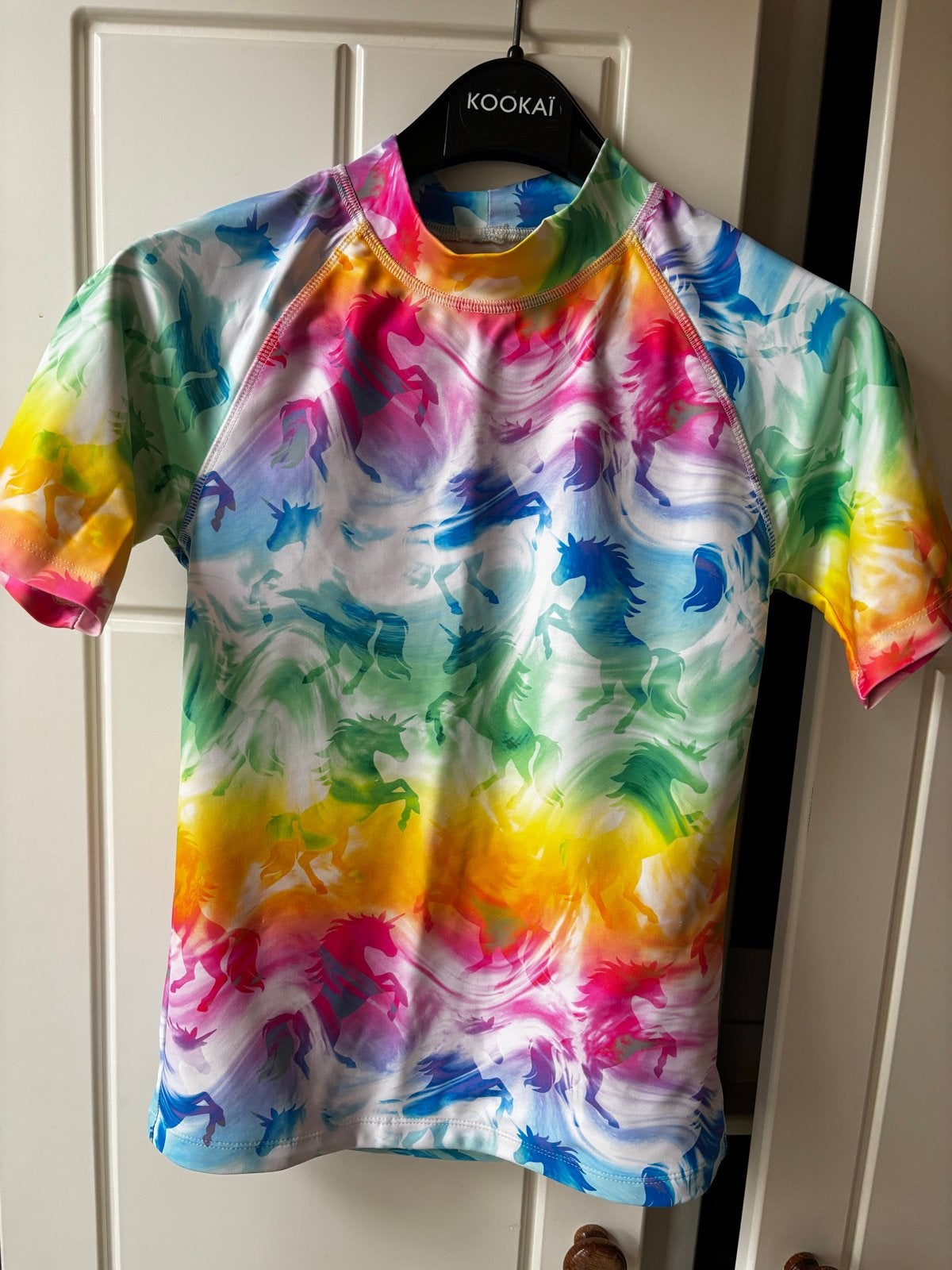 Next UV-zwemshirt met eenhoorns, maat 140, Gebruikt, Ophalen of Verzenden, Maat 140, Overig