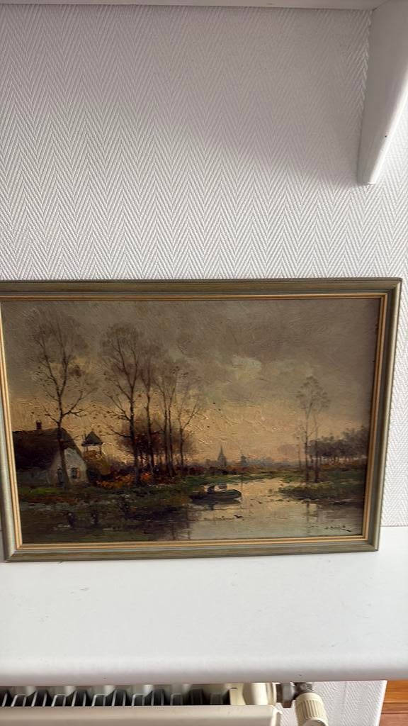 Paneeltje J. Borghout, Antiek en Kunst, Ophalen of Verzenden