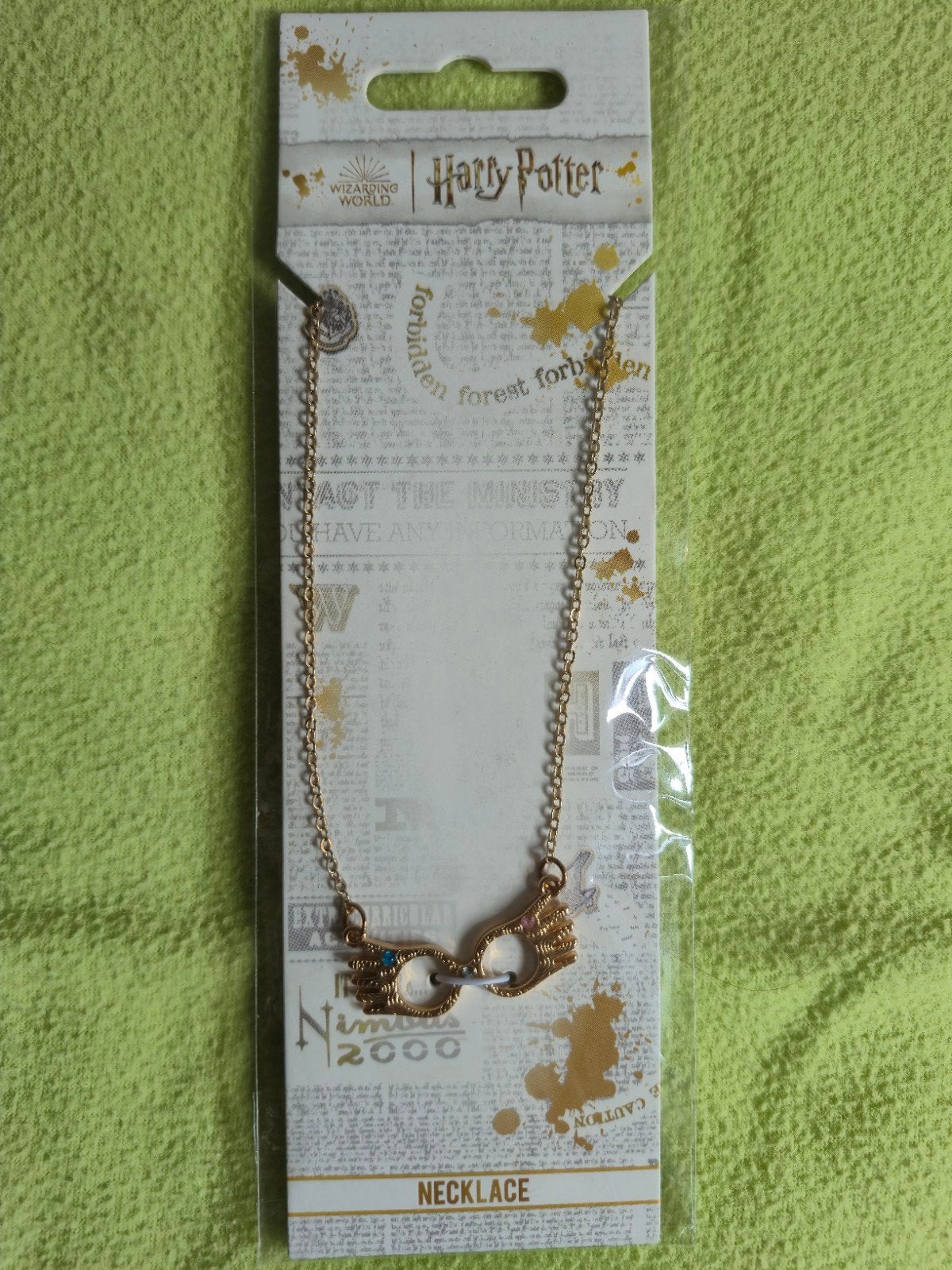 (419)Nieuwe Harry PotterLunaLovegoodBRILKetting Goudkleurig, Sieraden, Tassen en Uiterlijk, Kettingen, Verzenden, Nieuw, Goud