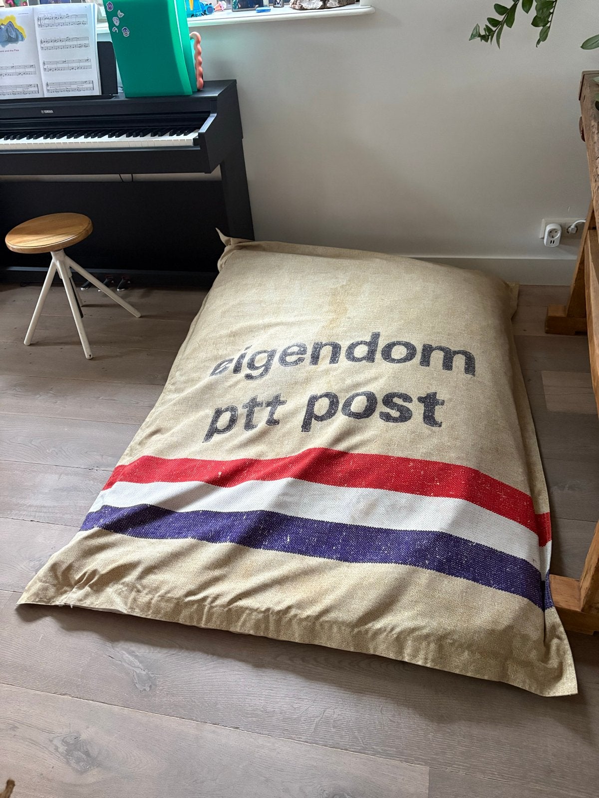 Fatboy XXL Zitzak - Postzak - Jongenskamer, Ophalen, Zo goed als nieuw, Beige, Zitzak