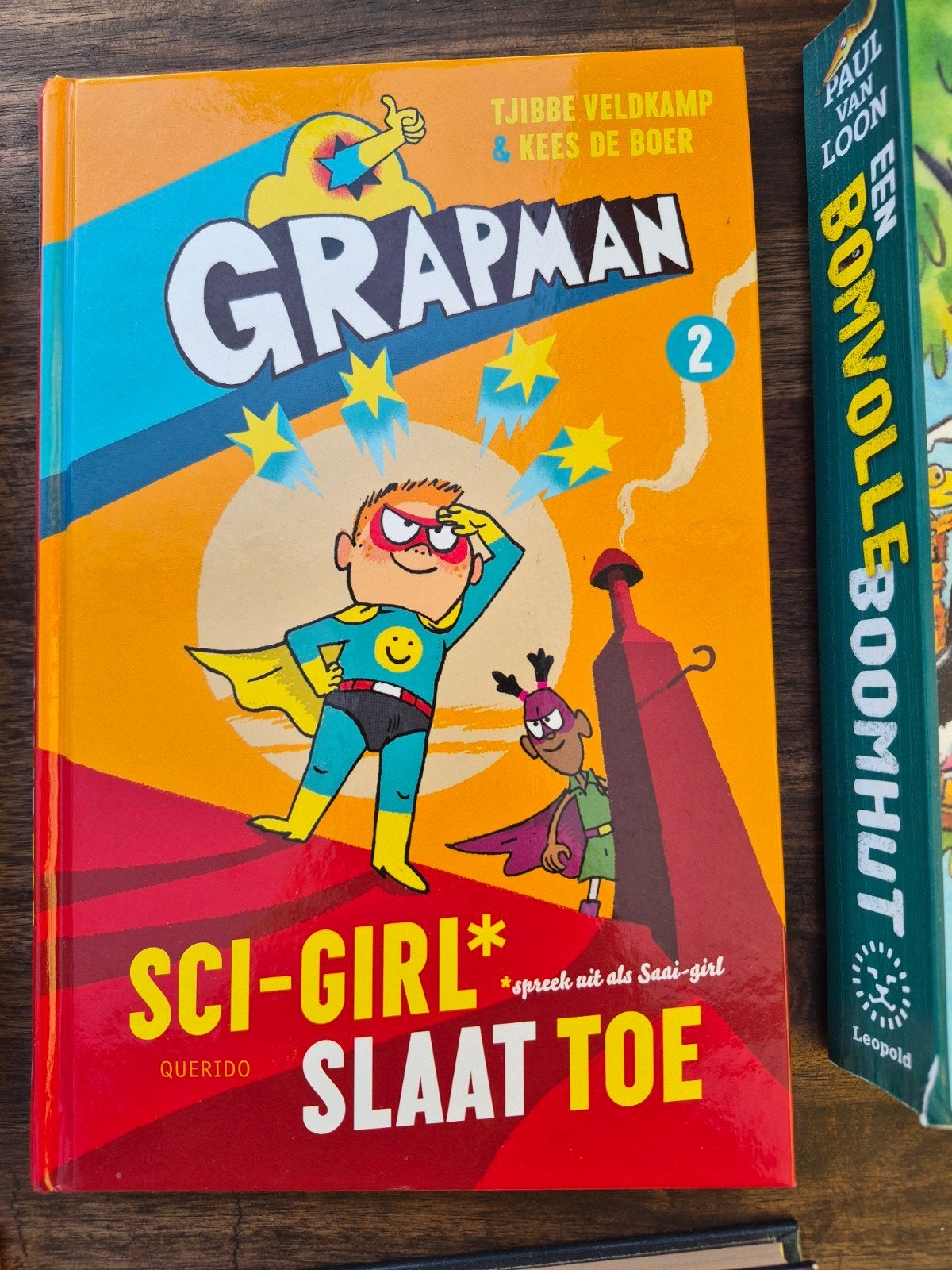 Grapman 2: Sci-Girl Slaat Toe - Nieuw kinderboek, Boeken, Ophalen, Nieuw, Tjibbe Veldkamp & Kees de Boer, Fictie algemeen