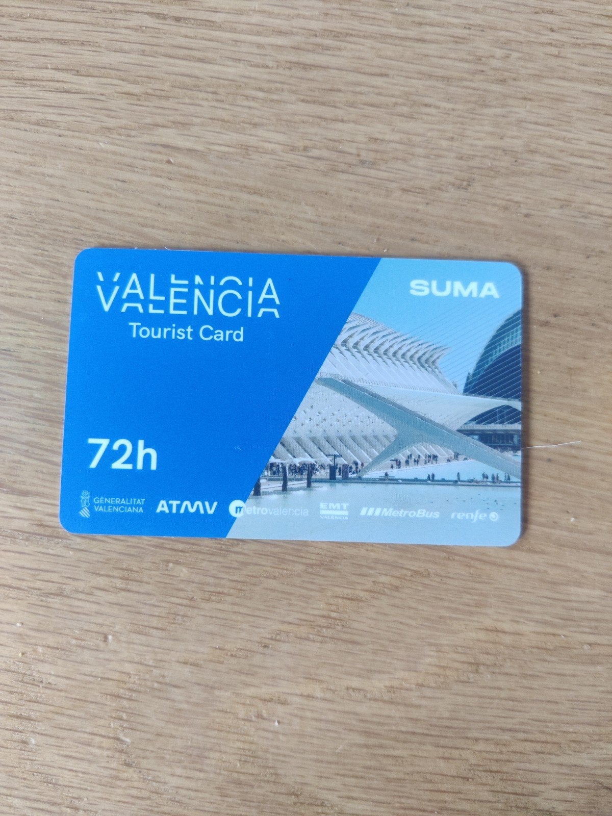 72 uur OV kaart Valencia
