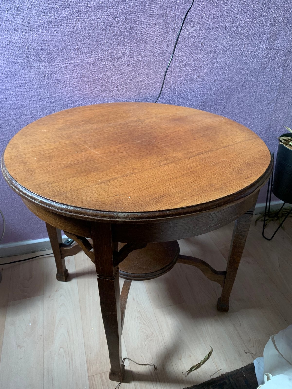 Vintagelook tafeltje, Ophalen, Rond, 50 tot 100 cm