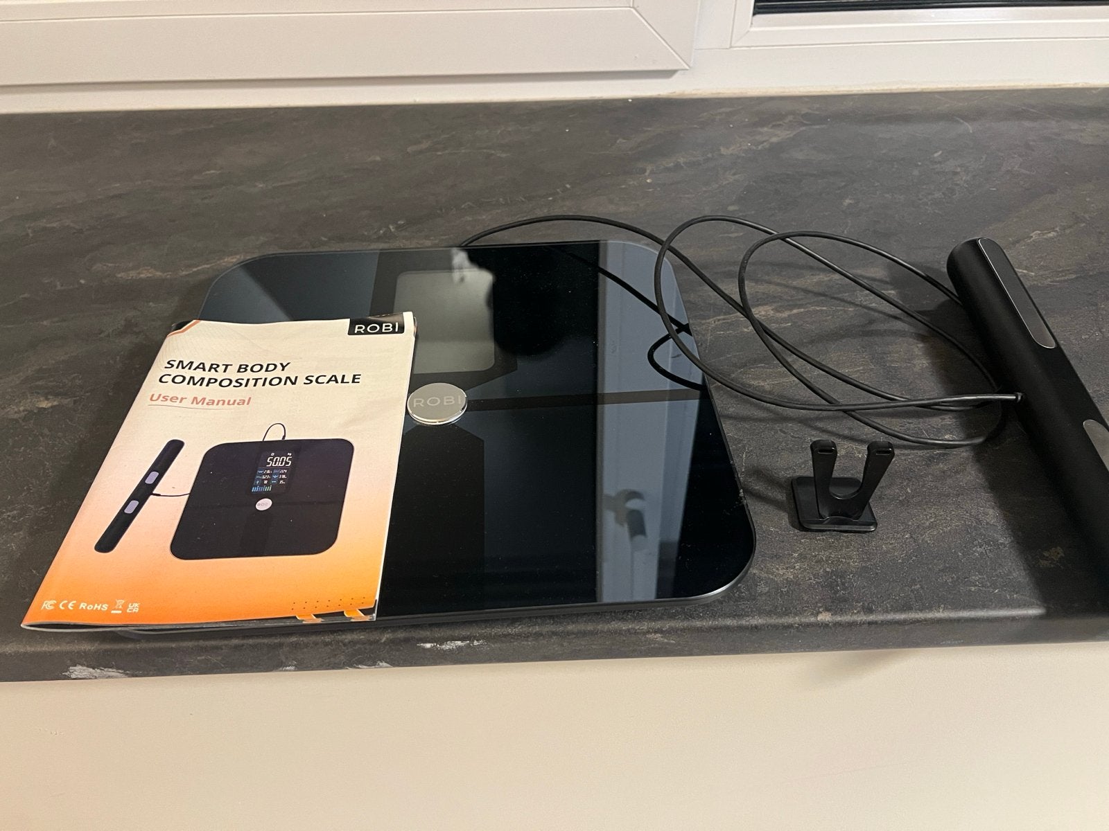 Robi Smart Body Composition Scale - Personenweegschaal, 100 kg of meer, Ophalen of Verzenden, Personenweegschaal, Fijner dan 1 gram