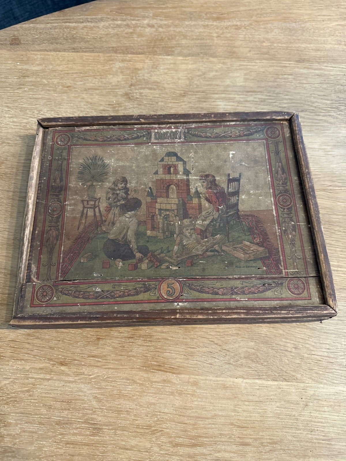 Antieke Orion Bouwdoos Nummer 5 - Vintage Speelgoed, Antiek en Kunst, Ophalen of Verzenden