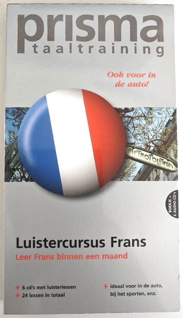 Prisma Taaltraining: LUISTERCURSUS FRANS. 6cd's., Boeken, Ophalen of Verzenden, Alpha, Zo goed als nieuw