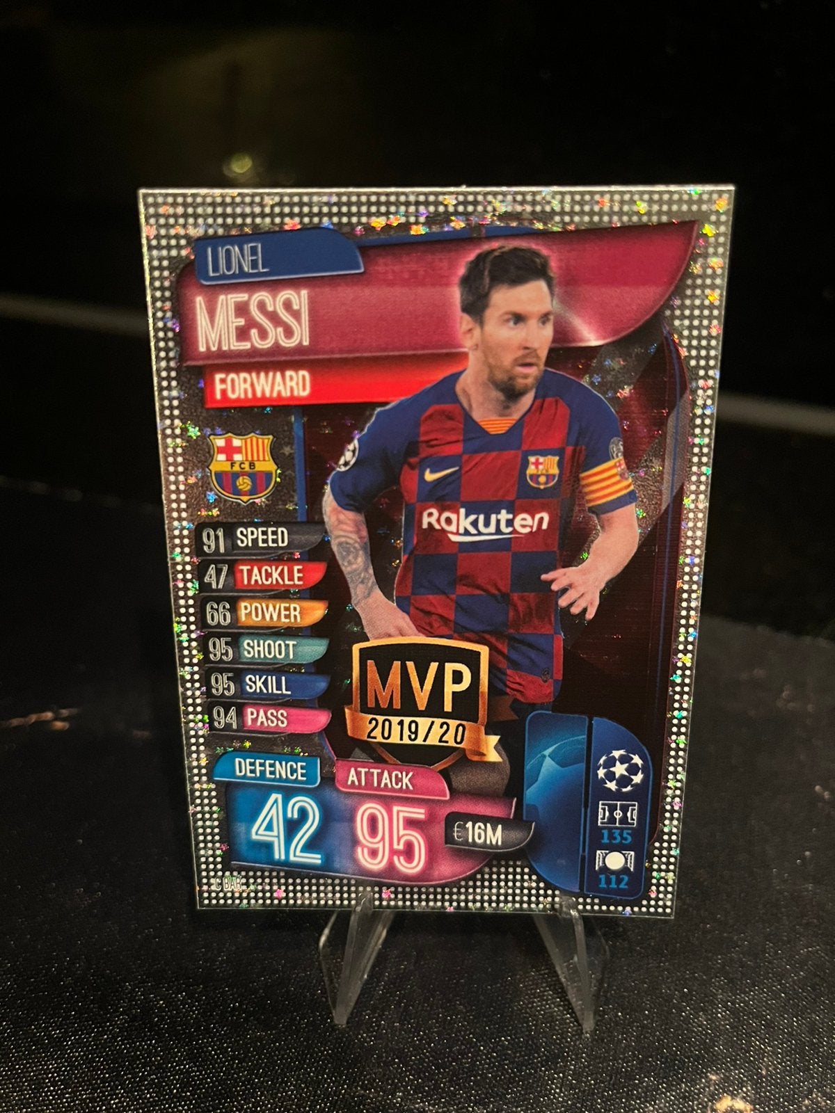 Topps Match Attax Messi MVP 2019/20, Ophalen of Verzenden, Zo goed als nieuw, Plaatje