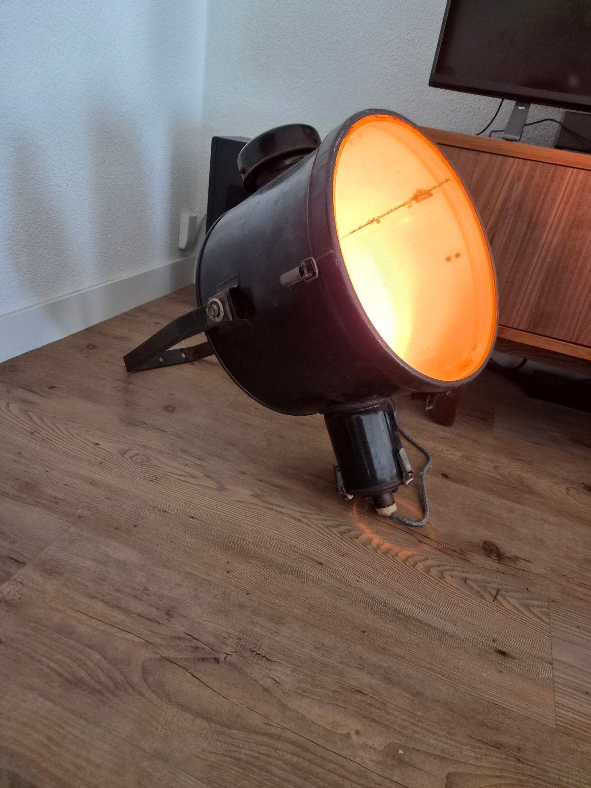Stoere Vintage Schijnwerper - Industriële Stijl Lamp, Ophalen