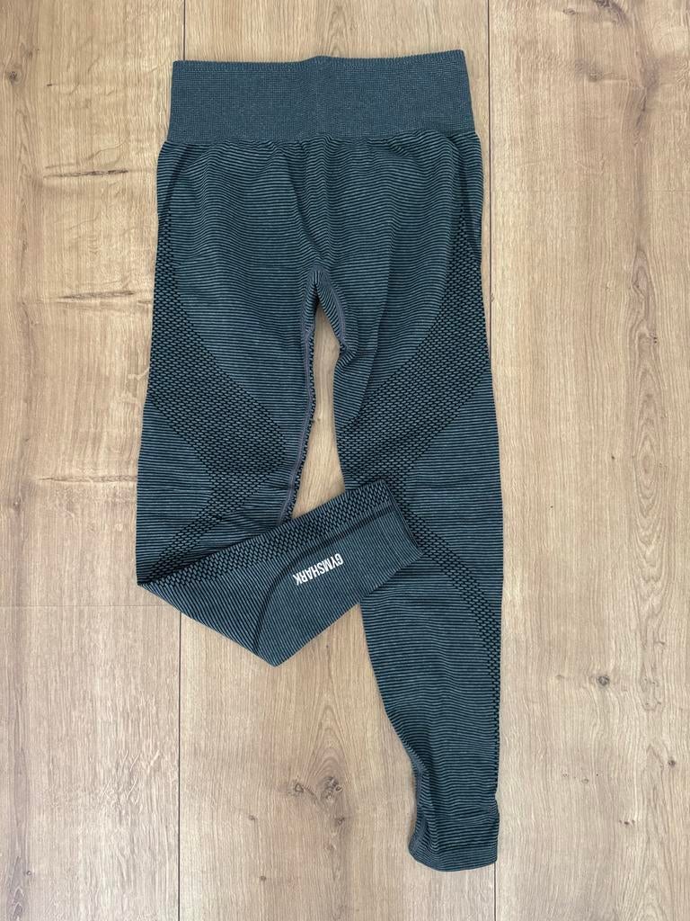 Gymshark Legging M Nieuw - Victory Green, Kleding | Dames, Maat 38/40 (M), Verzenden, Nieuw, Fitness of Aerobics