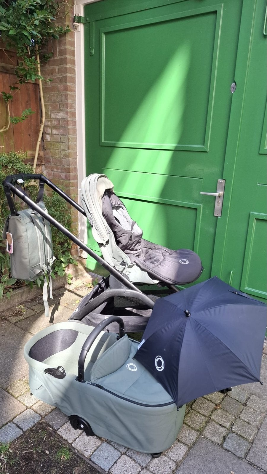 Bugaboo Dragonfly Kinderwagen met Reiswieg en Accessoires, Ophalen, Bugaboo, Zo goed als nieuw, Combiwagen