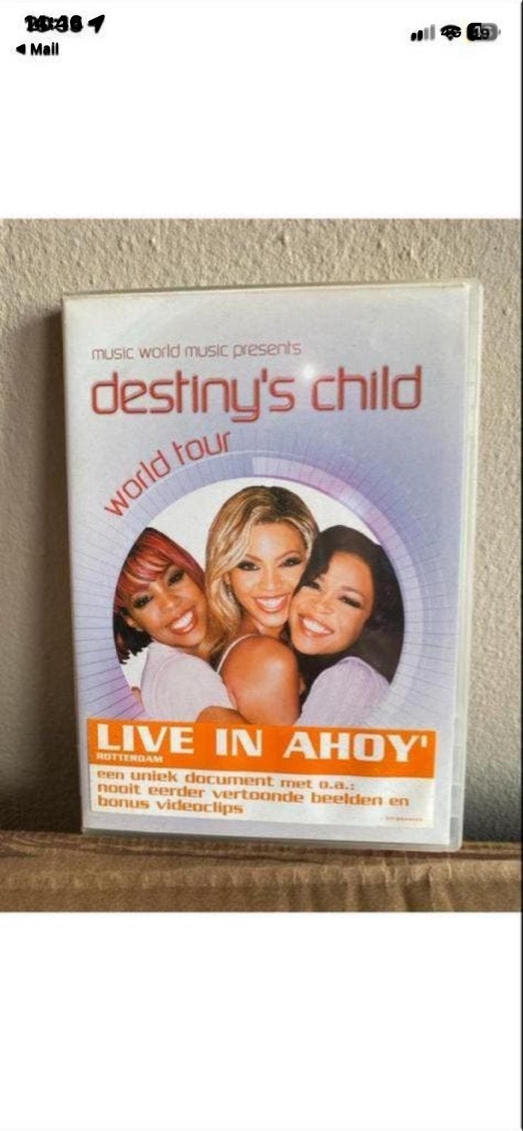 Destiny's Child World Tour Live in Ahoy' DVD, Alle leeftijden, Nederlands, Ophalen of Verzenden, Concert