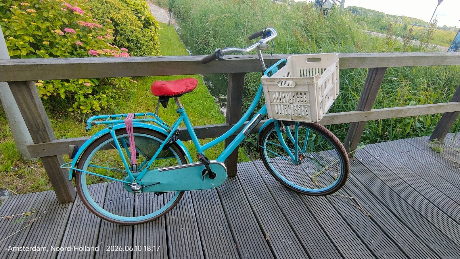 Popal fiets, 26 inch, 3 versnellingen, lekke achterband, Fietsen en Brommers, Fietsen | Dames | Damesfietsen, Ophalen of Verzenden