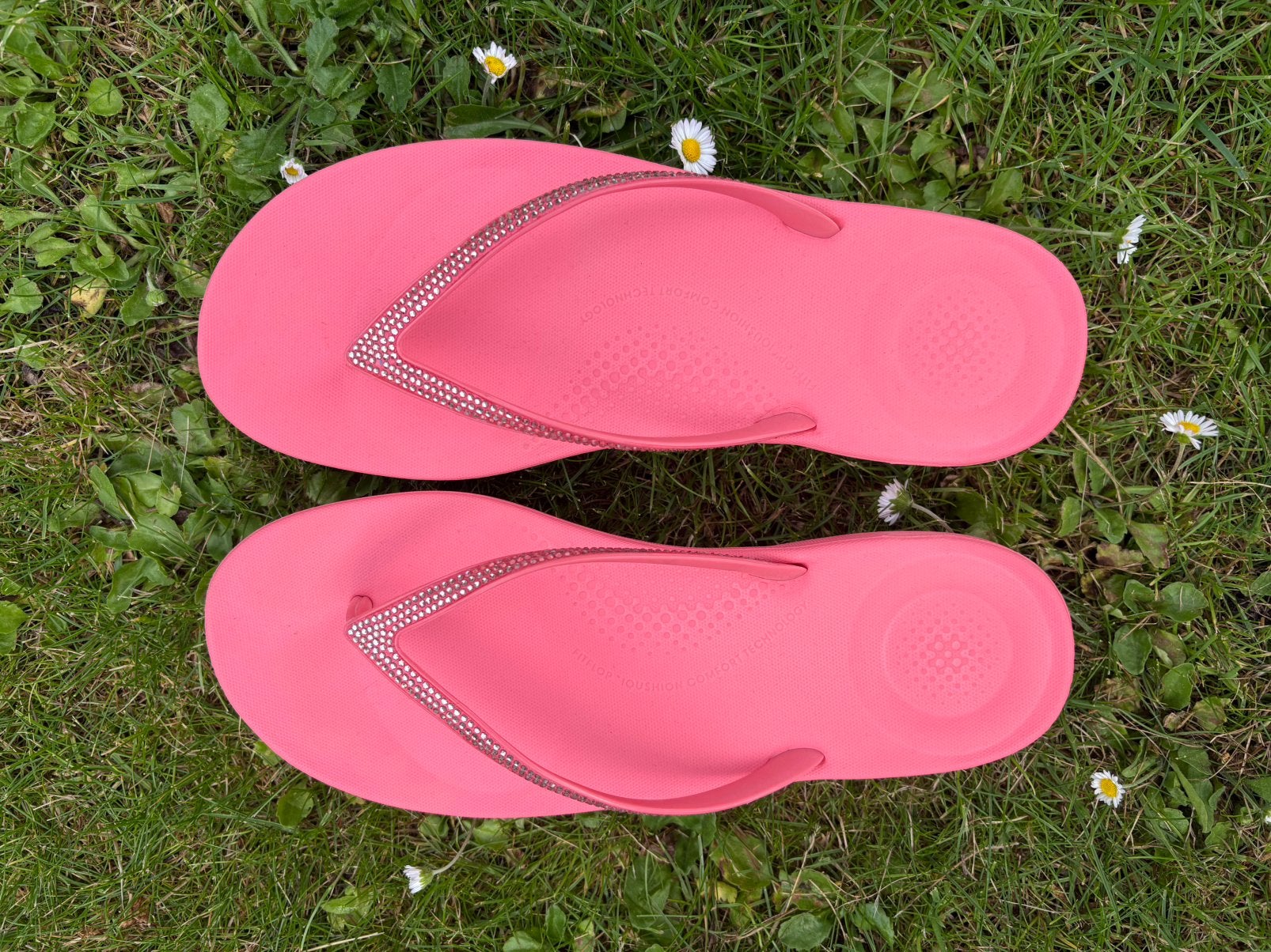 Dames slippers Fitflop, Kleding | Dames, Schoenen, Slippers, Ophalen of Verzenden, Zo goed als nieuw, Roze