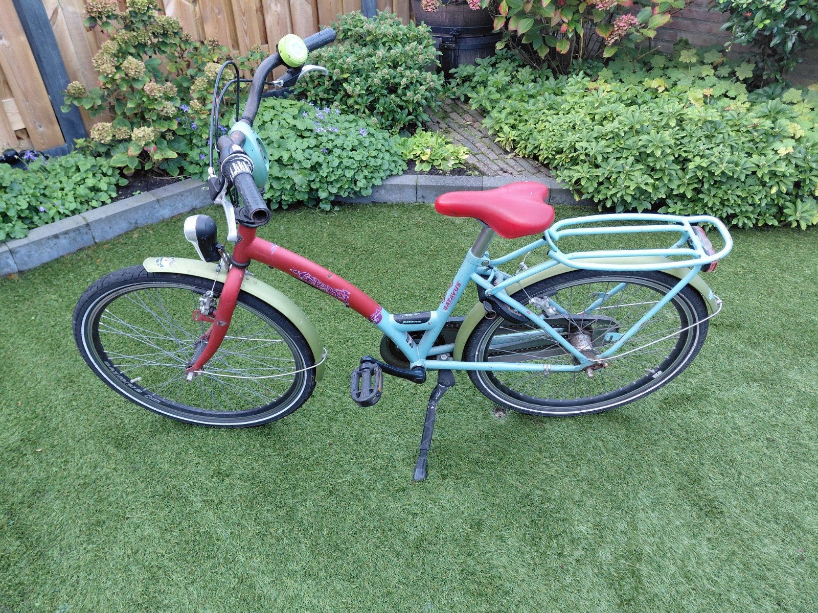 Batavus kinderfiets 24 inch -, Ophalen, Terugtraprem, Batavus, Handrem