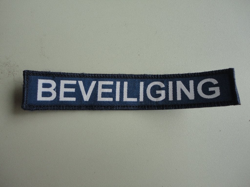 embleem beveiliging, Ophalen of Verzenden, Marechaussee, Nederland, Embleem of Badge