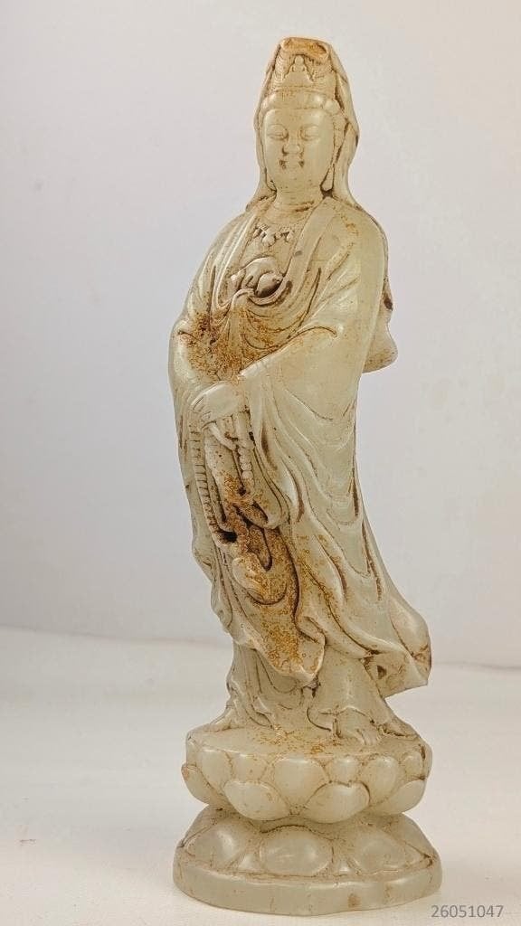beeld Quan Yin jade, Ophalen