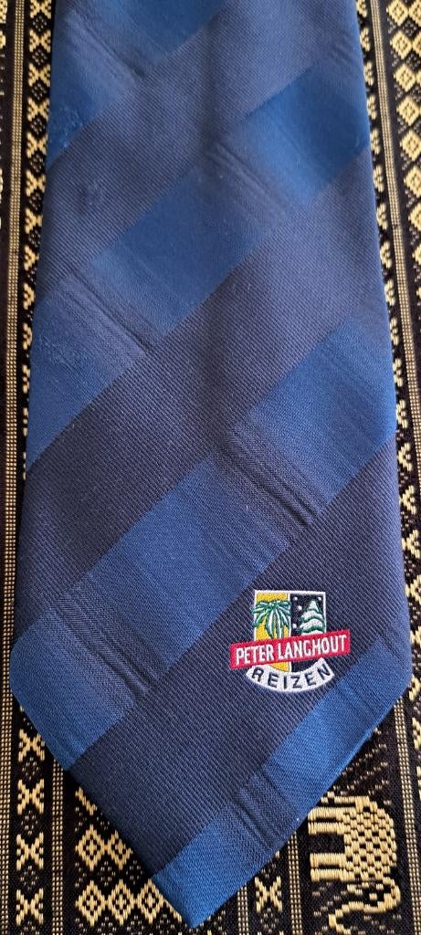 Peter Langhout Reizen stropdas, Verzamelen, Ophalen of Verzenden, Nieuw, Gebruiksvoorwerp