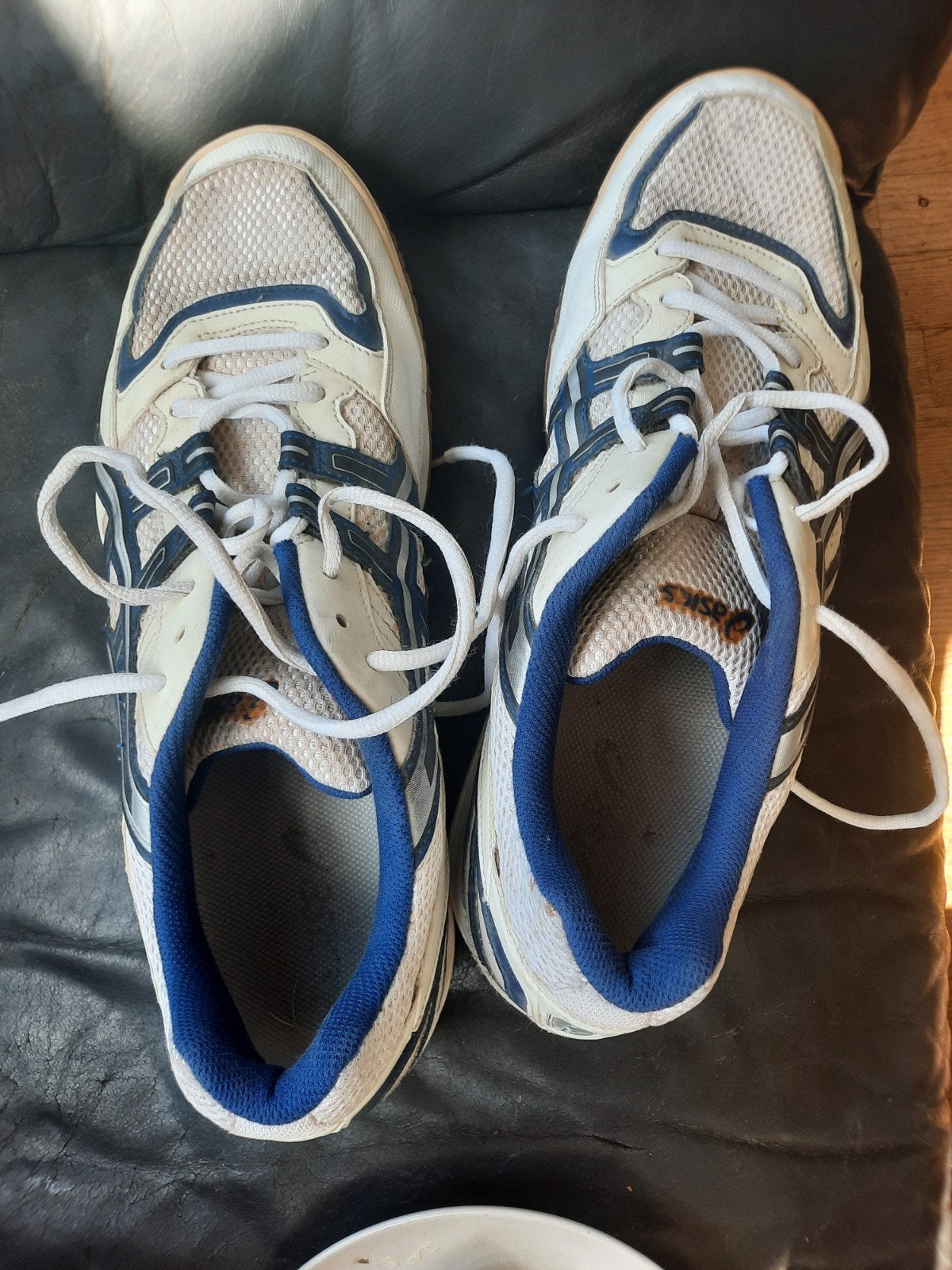 Weinig gebruikte Asics sportschoenen mt 48, Sport en Fitness, Loopsport en Atletiek, Ophalen, Hardloopschoenen, Zo goed als nieuw