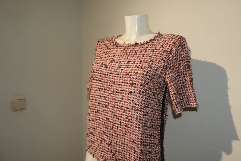 Marccain truitje soort boucle look multi color N2/S, Zo goed als nieuw, Maat 36 (S), Marccain, Meerkleurig