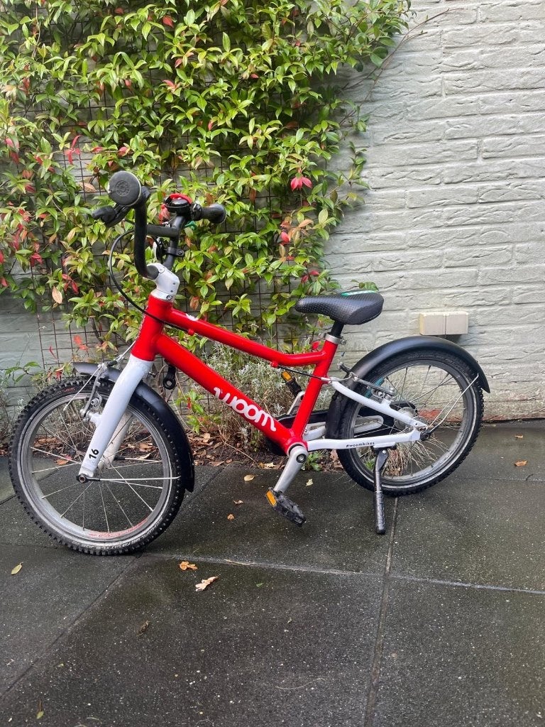 Woom 3 kinderfiets, Fietsen en Brommers, Ophalen, Zo goed als nieuw, 16 tot 20 inch
