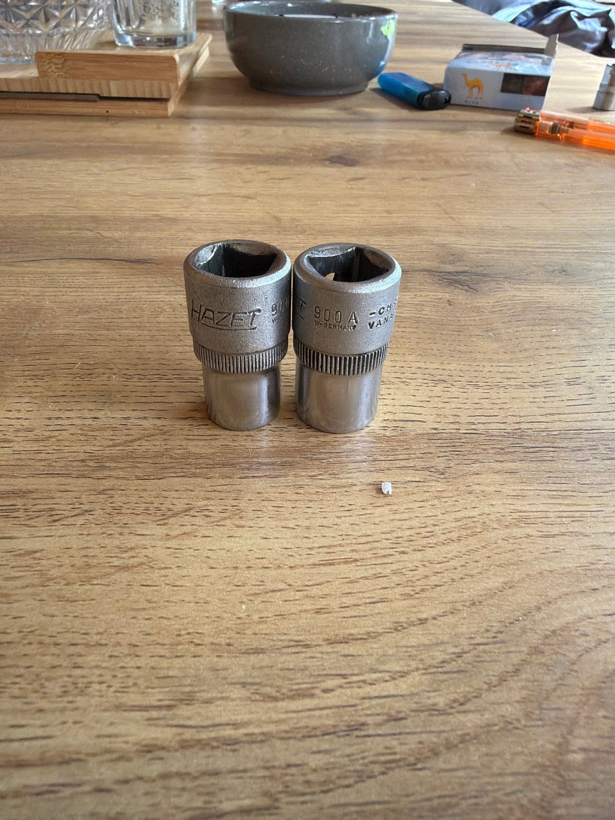 Hazet 900A doppen 1/2 en 9/16 inch - Zo goed als nieuw, Ophalen of Verzenden, Zo goed als nieuw, Sleutel/ratel, Overige merken