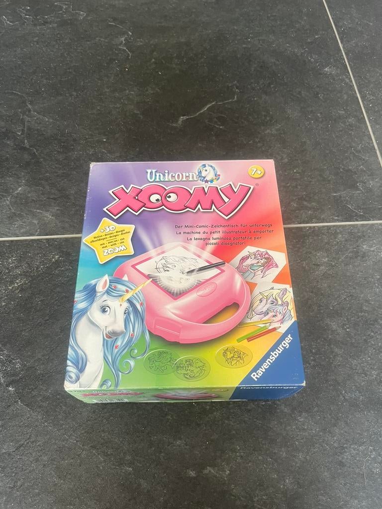 Xoomy unicorn, Ophalen, Gebruikt