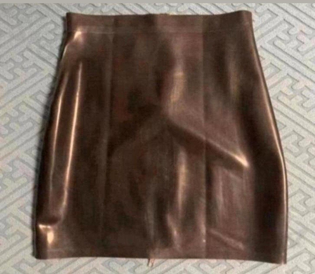 Mooie latex mini rok, tm 2XL, Kleding | Dames, Rokken, Verzenden, Nieuw, Zwart, Boven de knie