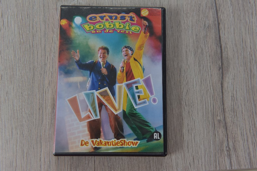 ERNST BOBBIE EN DE REST = LIVE DE VAKANTIESHOW, Verzenden, Alle leeftijden, Nederlands, Nederlands