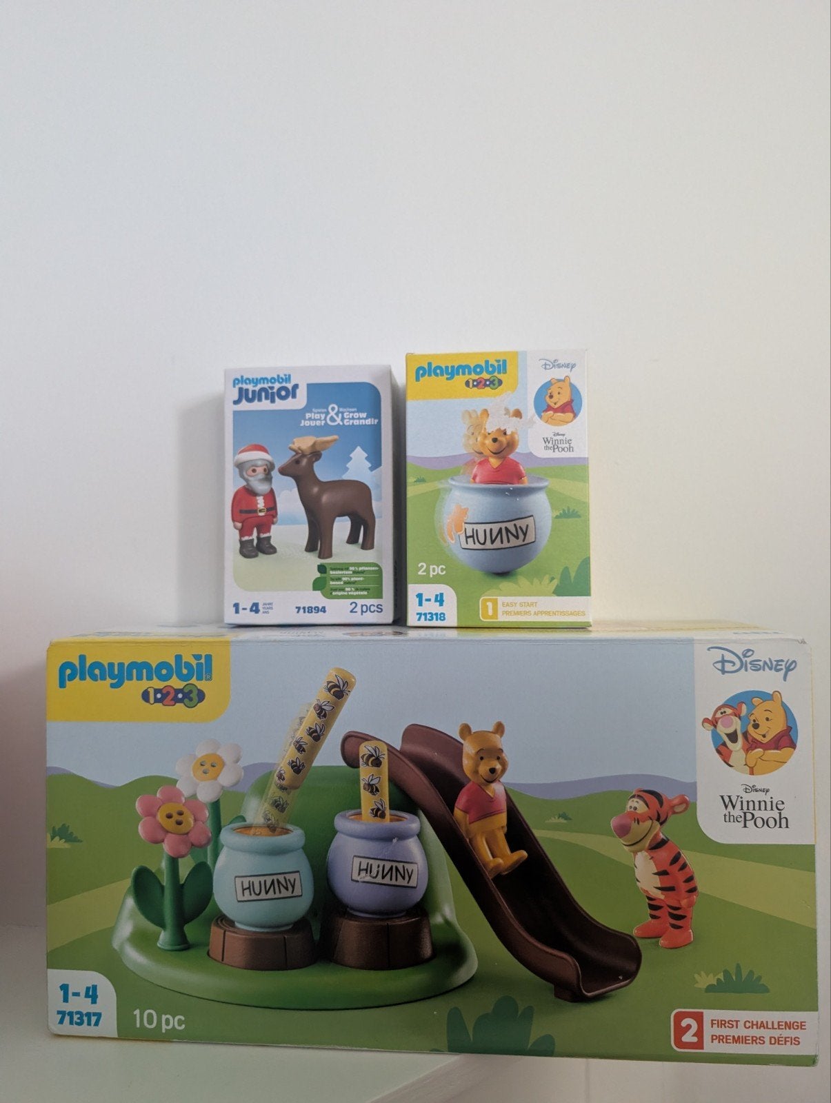 Playmobil 1,2,3 Winnie de Poeh en Kerstman, Ophalen of Verzenden, Nieuw