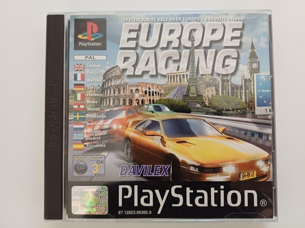 Europe Racing PlayStation 1 (PS1) - Davilex, Ophalen of Verzenden, Gebruikt, Met 1 controller