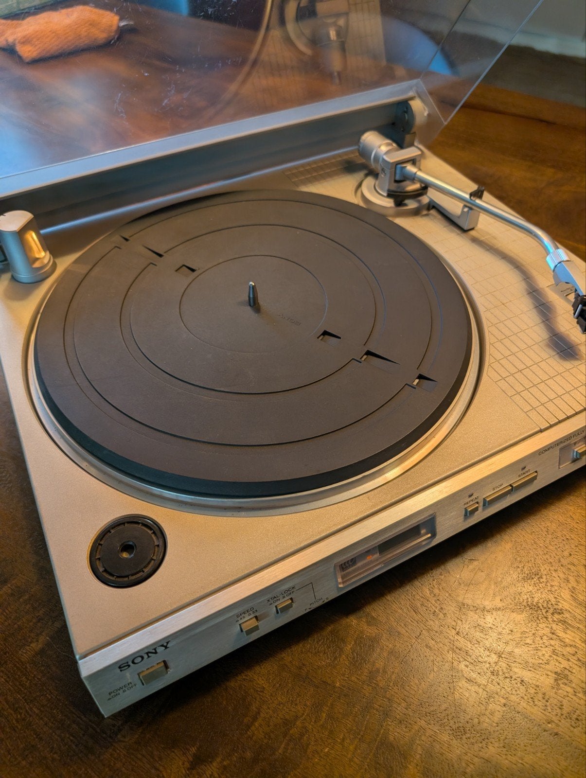 Sony PS-636 Volautomatische Direct-Drive Platenspeler, Ophalen, Automatisch, Nieuw, Platenspeler