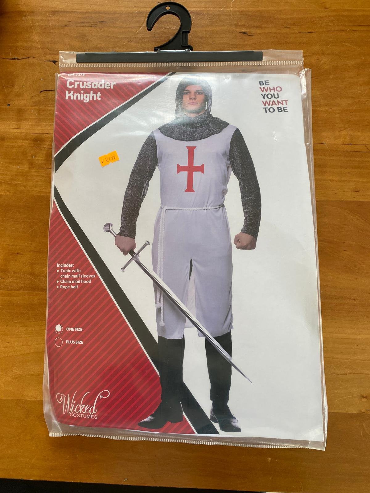 Ridderpak, Ophalen, Carnaval, Nieuw, Overige maten