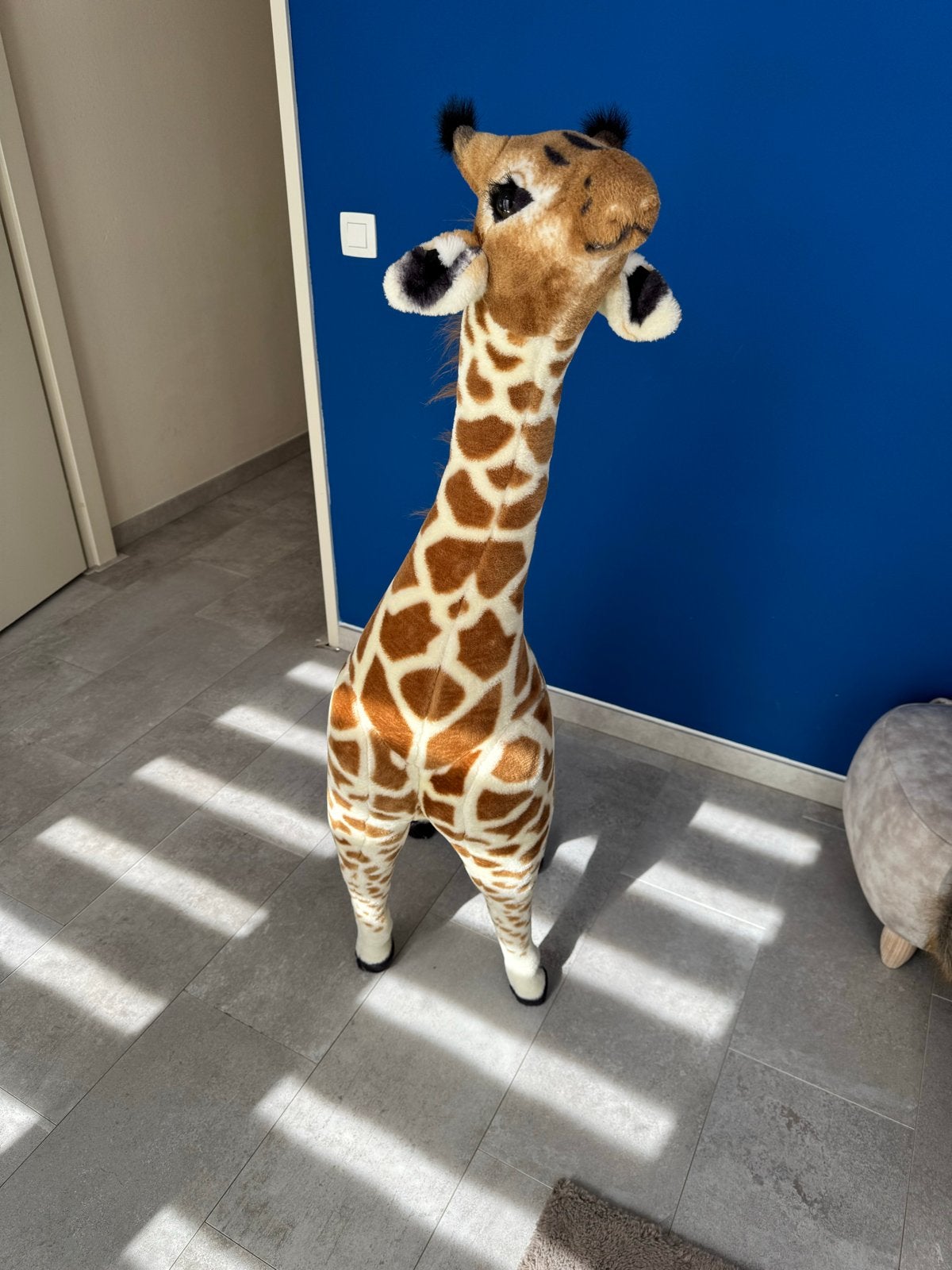 Melissa & Doug Grote Pluche Giraffe - Zo goed als nieuw, Ophalen, Overige merken, Giraf, Overige karakters