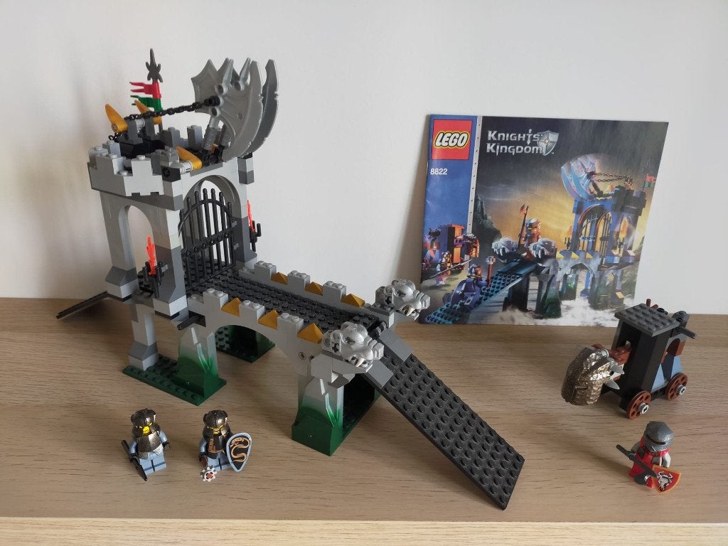 Lego Castle Gargoyle Bridge - Set 8822, Compleet, Lego, Ophalen of Verzenden, Zo goed als nieuw